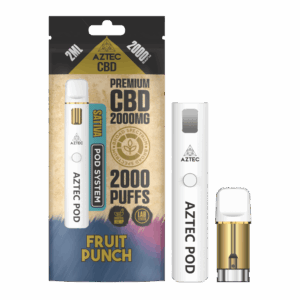 Aztec CBD Pod System 2000MG – Fruit Punch